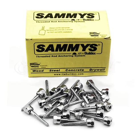 sammy fasteners for metal|sammy 3 8 rod hanger.